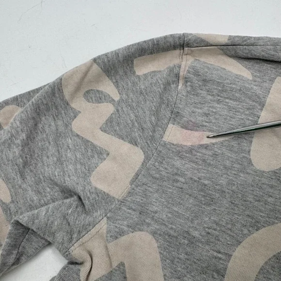 Champion Mens All Over Print T Shirt Crew Neck‎ Short Sleeve Gray Small - Picture 6 of 8